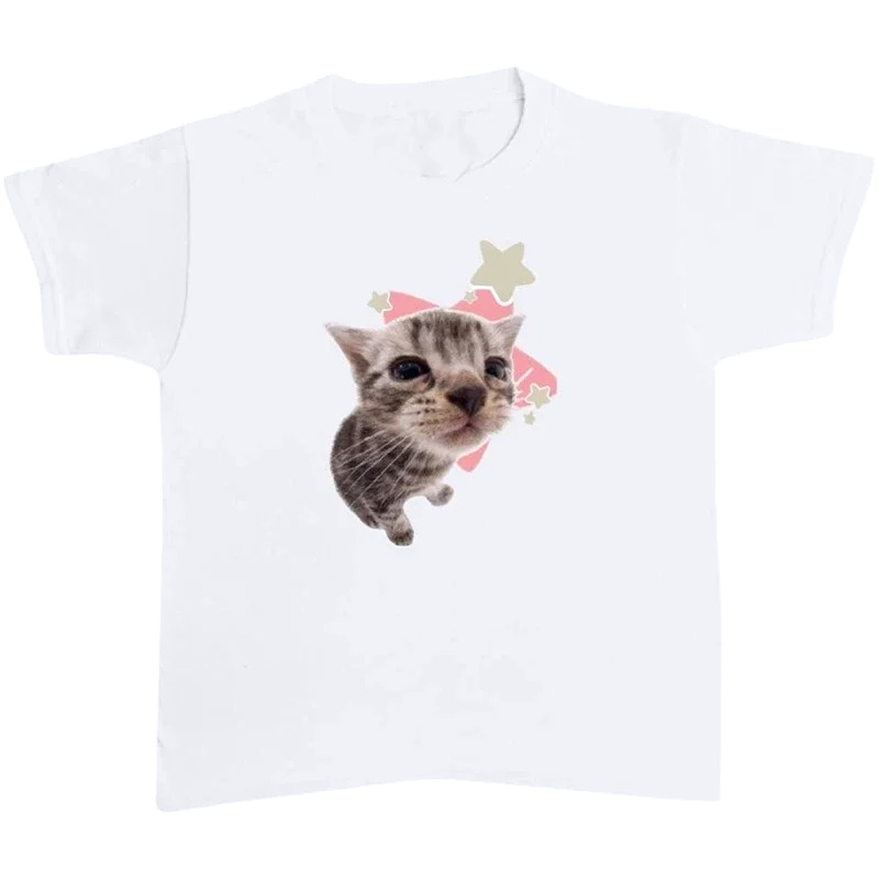 Summer Clothing Reviews - Harajuku Kedi Perisi Kadın Modası Goth