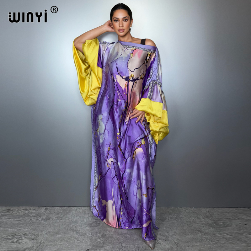 Summer Evenings Clothing - WINYI bohem yeni kabarık kollu abiye
