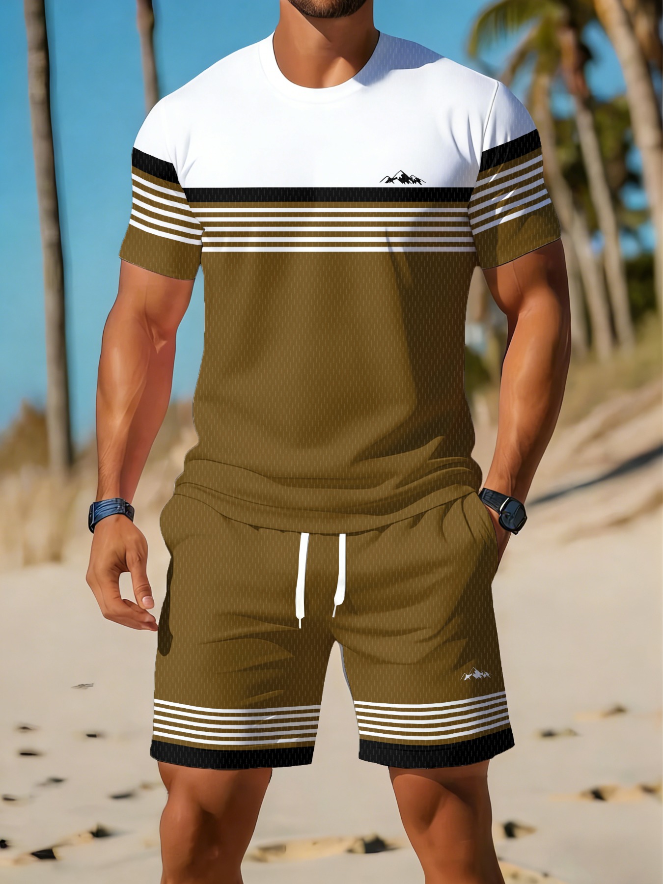 Günlük Tatil Plaj Erkek Tişört - Summer Clothing For A Beach incelemesi ve fiyatı