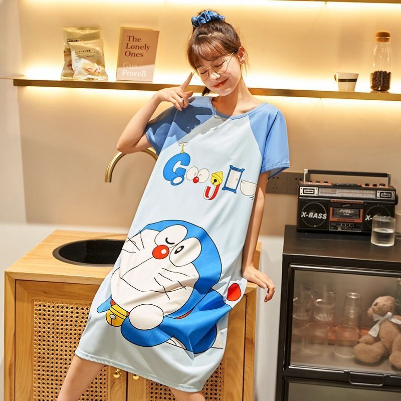 Doraemon kadınlar için sevimli - Japan Summer Clothing Women incelemesi ve fiyatı