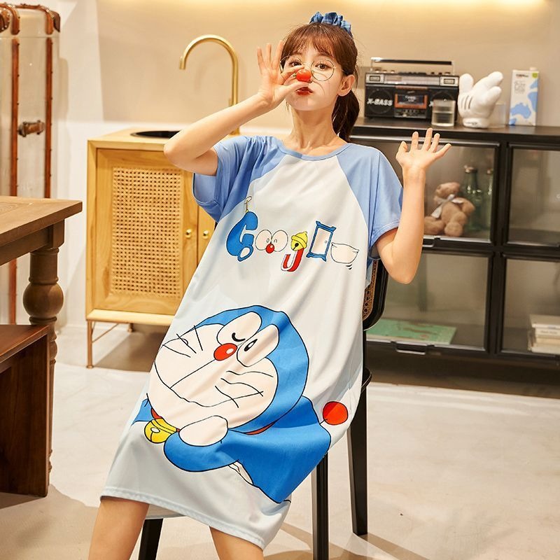 Doraemon kadınlar için sevimli - Japan Summer Clothing Women incelemesi ve fiyatı