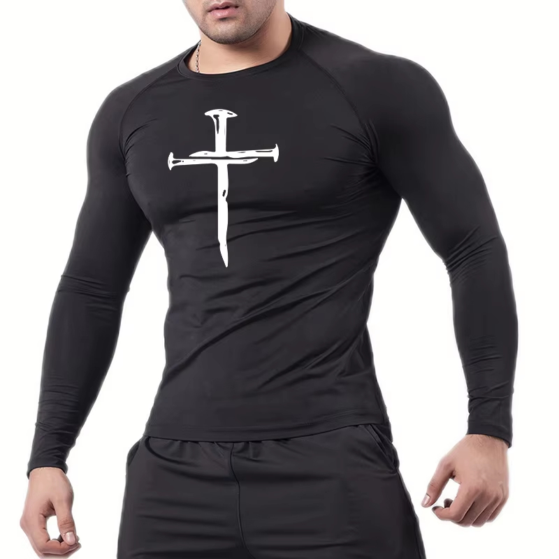 Hristiyan Spor Kompresyon Tişö - Rash Guard Long Sleeve incelemesi ve fiyatı