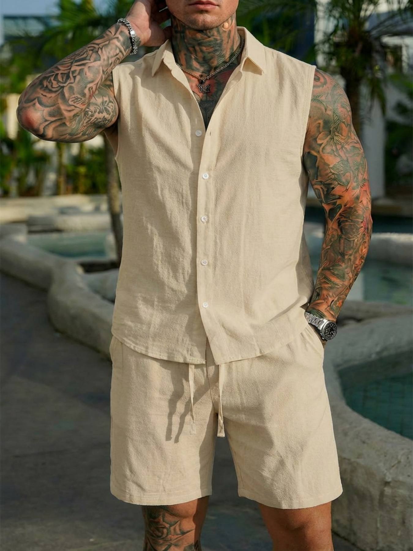 Erkekler için Yazlık Keten Göm - Summer Clothing Men Linen incelemesi ve fiyatı