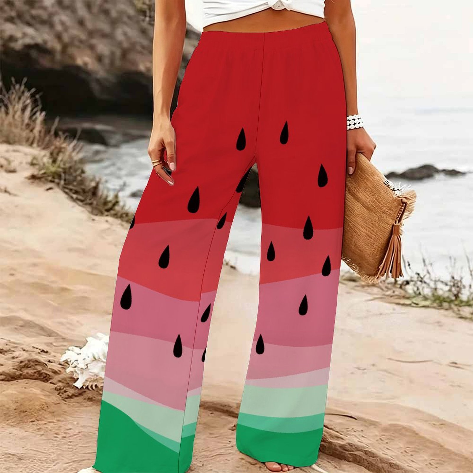 Kadın Yazlık Plaj Geniş Paça P - Palazzo Pant Wide incelemesi ve fiyatı